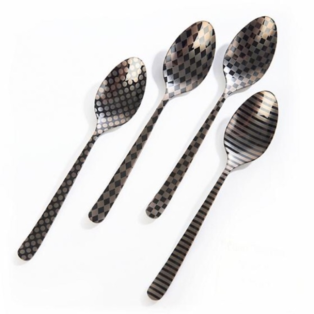 MacKenzie Childs set of 4 teaspoons limited - Picture 6 of 6